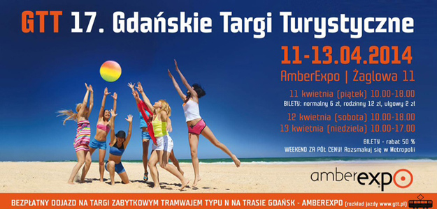 17. Gdańskie Targi Turystyczne - zapraszamy na stoisko!